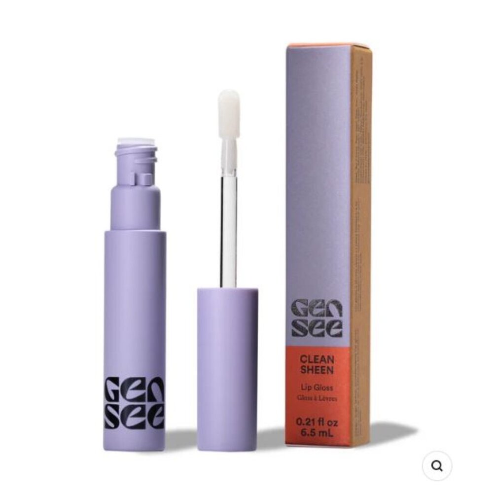 Gen See Clean Sheen Lip Gloss - CLEAR